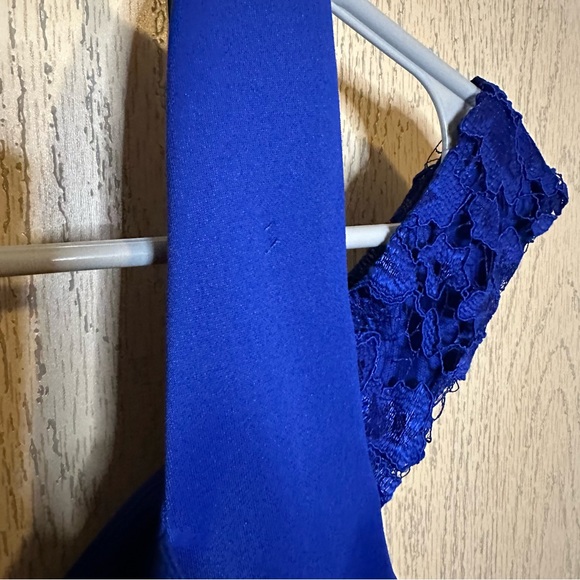 Alexa B Nites Blue Formal Floor Length Gown 12 - Picture 13 of 13